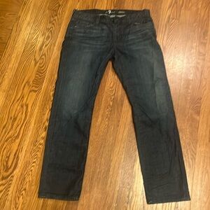 Seven 7 For All Mankind Jeans Mens Size 36 Slimmy Straight Denim